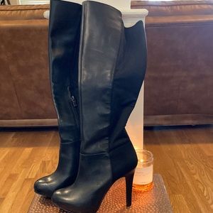 Jessica Simpson over the knee black boots! Size 6
